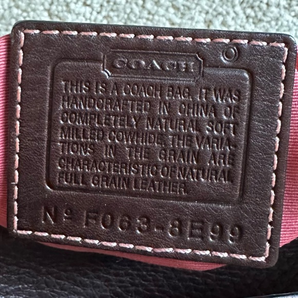 Coach pebble leather purse - Picture 2 of 5